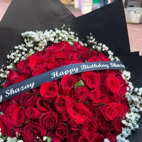Happy Birthday Red Roses Botique
